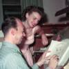 Woods with animator Marc Davis