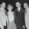 Tomlinson with the Sherman Brothers (far left & far right) and Angela Lansbury on the set of "Bedknobs and Broomsticks" (1971)
"Observe the fundamental weakness of the criminal mind. You will believe no one or anything." -Emelius Browne